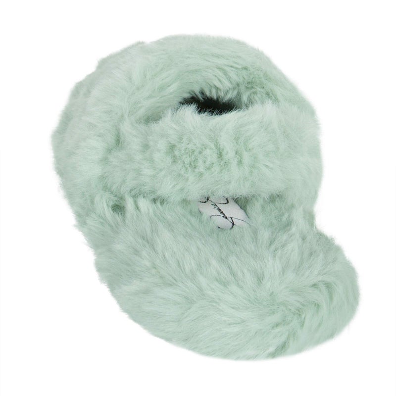 Jessica Simpson girls Plush Faux Fur on House With Memory Foam Slipper, Mint, Medium Little Kid US - Image 5
